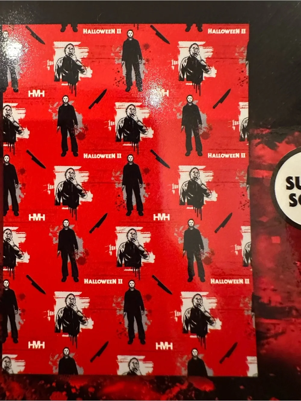 Universals Michael Myers Red Halloween II Blanket